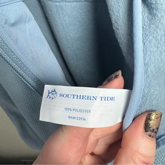 NWT Southern Tide Boy’s Youth Hucksley Vest Size XL Blue Outdoors Pockets Spring - Picture 11 of 12